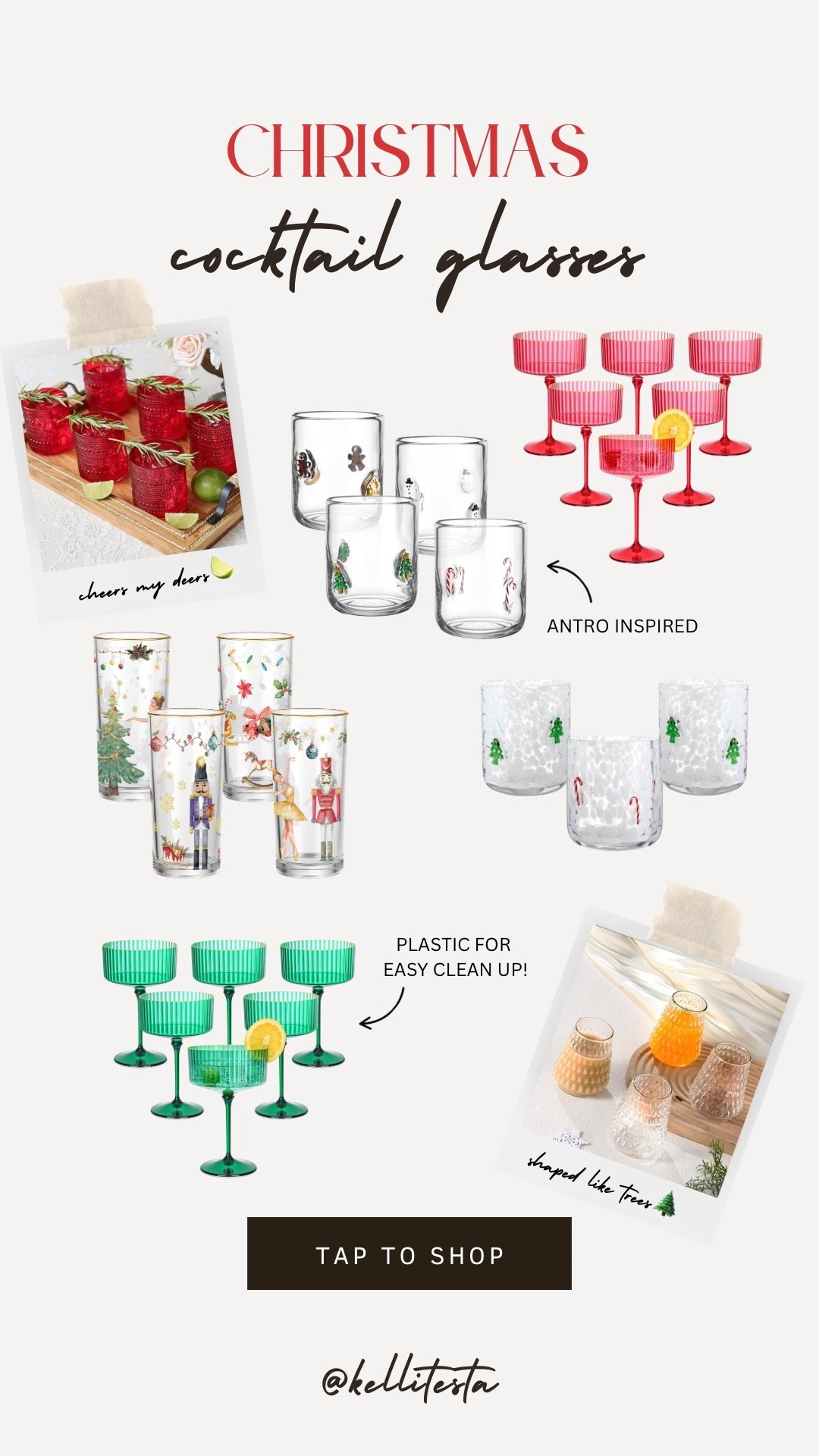 Christmas glassware from Amazon 

#LTKHoliday #LTKHome