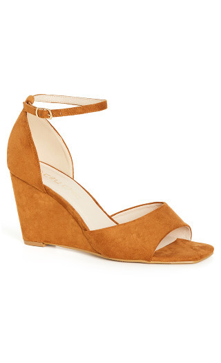 WEDGE TAMARA - Tan - EU42 | City Chic Online