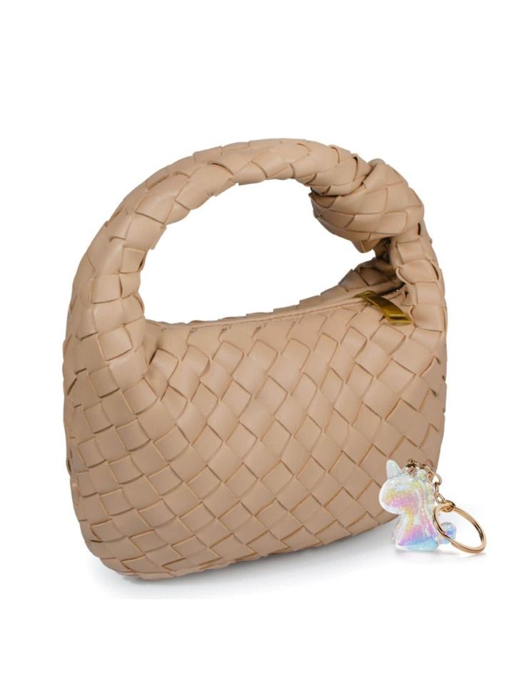 IwIeIaIrI Woven Handbags for Women - Soft PU Leather Clutch Bag Designer Ladies Hobo Bag, Handmad... | SHEIN