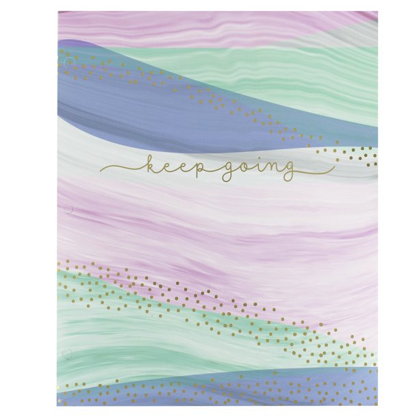U Style Waves Of Joy Two-Pocket Paper Folder, 11.69 in x 9.57 in, Keep Going - Walmart.com | Walmart (US)