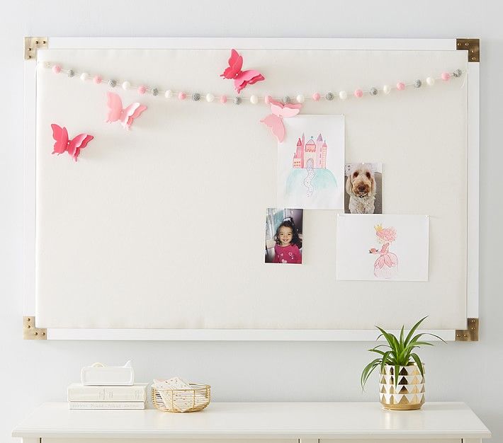 White Campaign Pinboard | Pottery Barn Kids