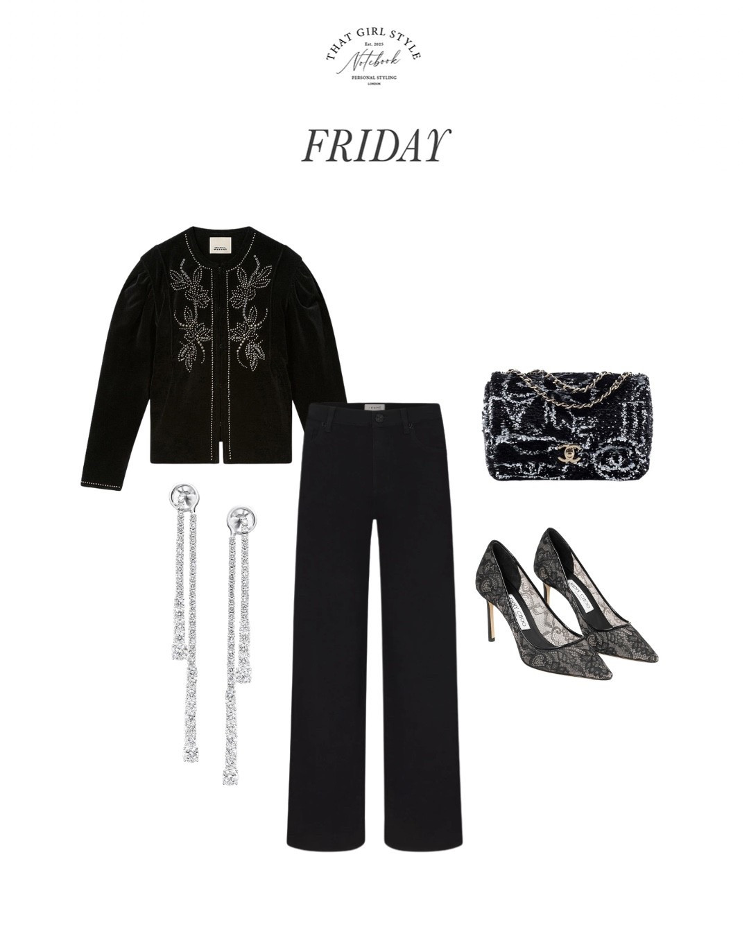 Look 124 | Jacket Isabel Marant, Jeans Frame, Bag Chanel, Heels Jimmy Choo

#LTKluxury #LTKwinter #LTKstyletip