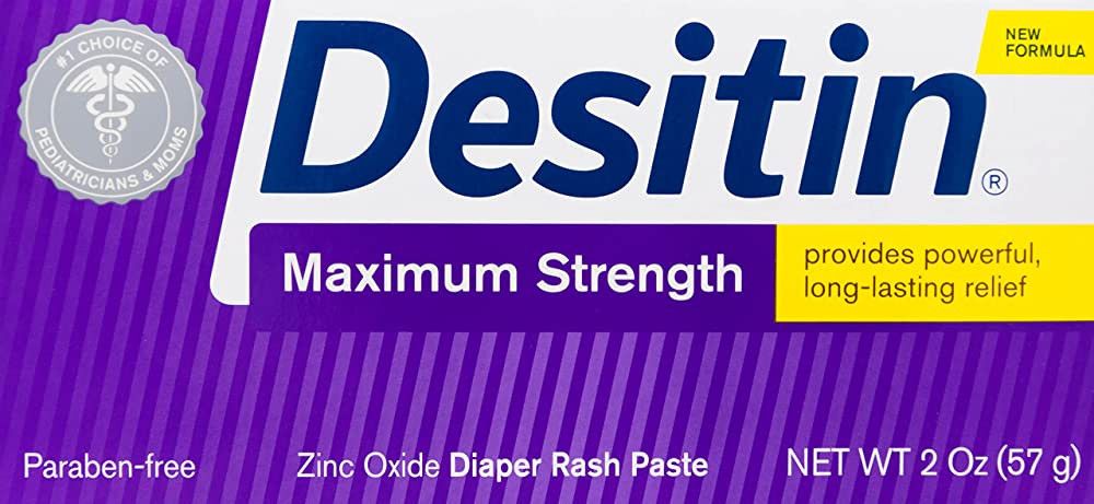 Desitin Maximum Strength, Diaper Rash paste with Zinc Oxide , 2 Oz (57 g) | Amazon (US)