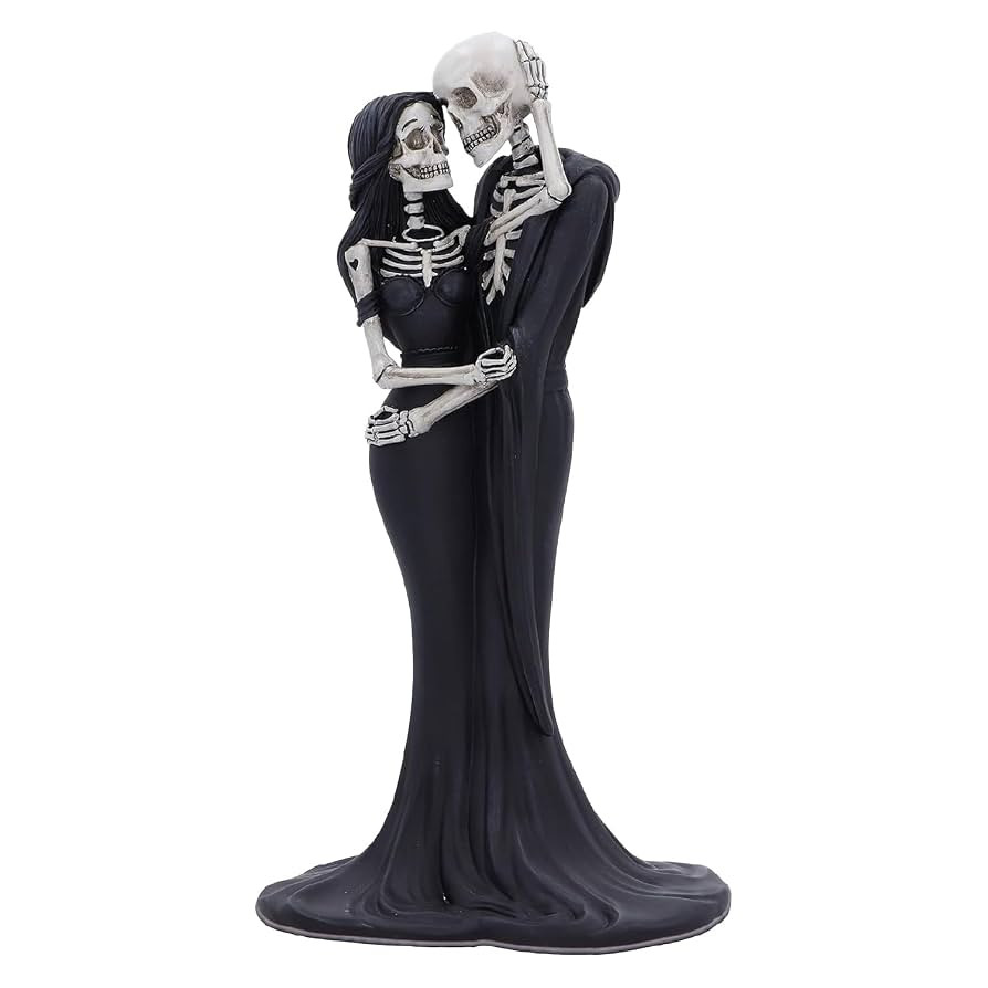 Nemesis Now Eternal Embrace Skeletons Figurine, Hand-Painted Resin Gothic Lovers Statue, Romantic... | Amazon (US)