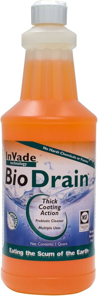 Rockwell Labes -InVade Bio Drain Quart (32oz) ~ Restaurant Drain Gel Organic Treatment ~ Eliminat... | Amazon (US)