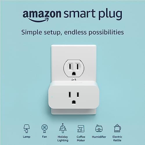 Amazon Smart Plug | Works with Alexa | control lights with voice | easy to set up and use | Amazon (US)