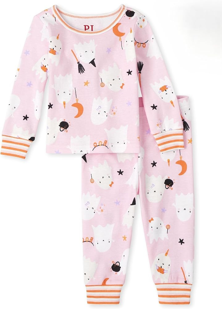 The Children's Place Baby and Kids' Sibling Matching Halloween and Holiday Pajama Sets, Cotton | Amazon (US)