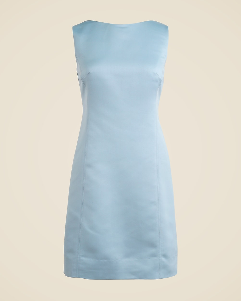 Collection scoopback mini dress in satin | J. Crew US