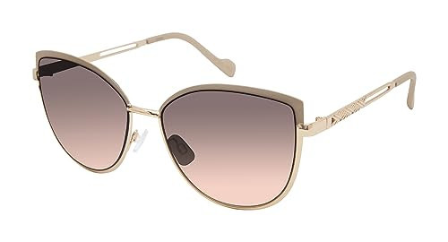 Jessica Simpson Women's J5962 Refined Metal Cat Eye Sunglasses with UV400 Protection - Designer Sunglasses for Women, 59mm | Amazon (US)