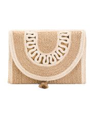 Jute Clutch With Rope Trim | Marshalls