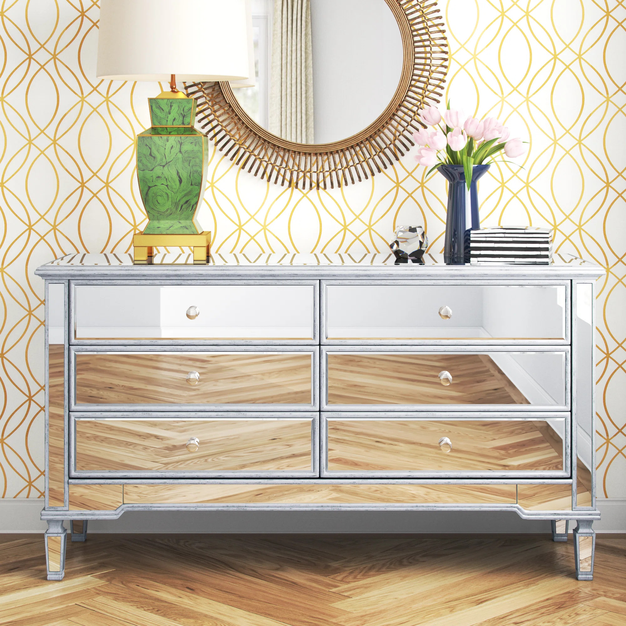 Brixton 6 Drawer 60'' W | Wayfair North America