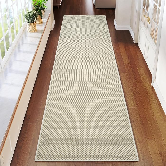 2x8 ft Hallway Runner Rug Extra Long Boho Woven Kitchen Runner Rugs Mat Non Slip Washable, Soft E... | Amazon (US)