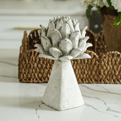 Faux Stone Artichoke Finials | MJHome
