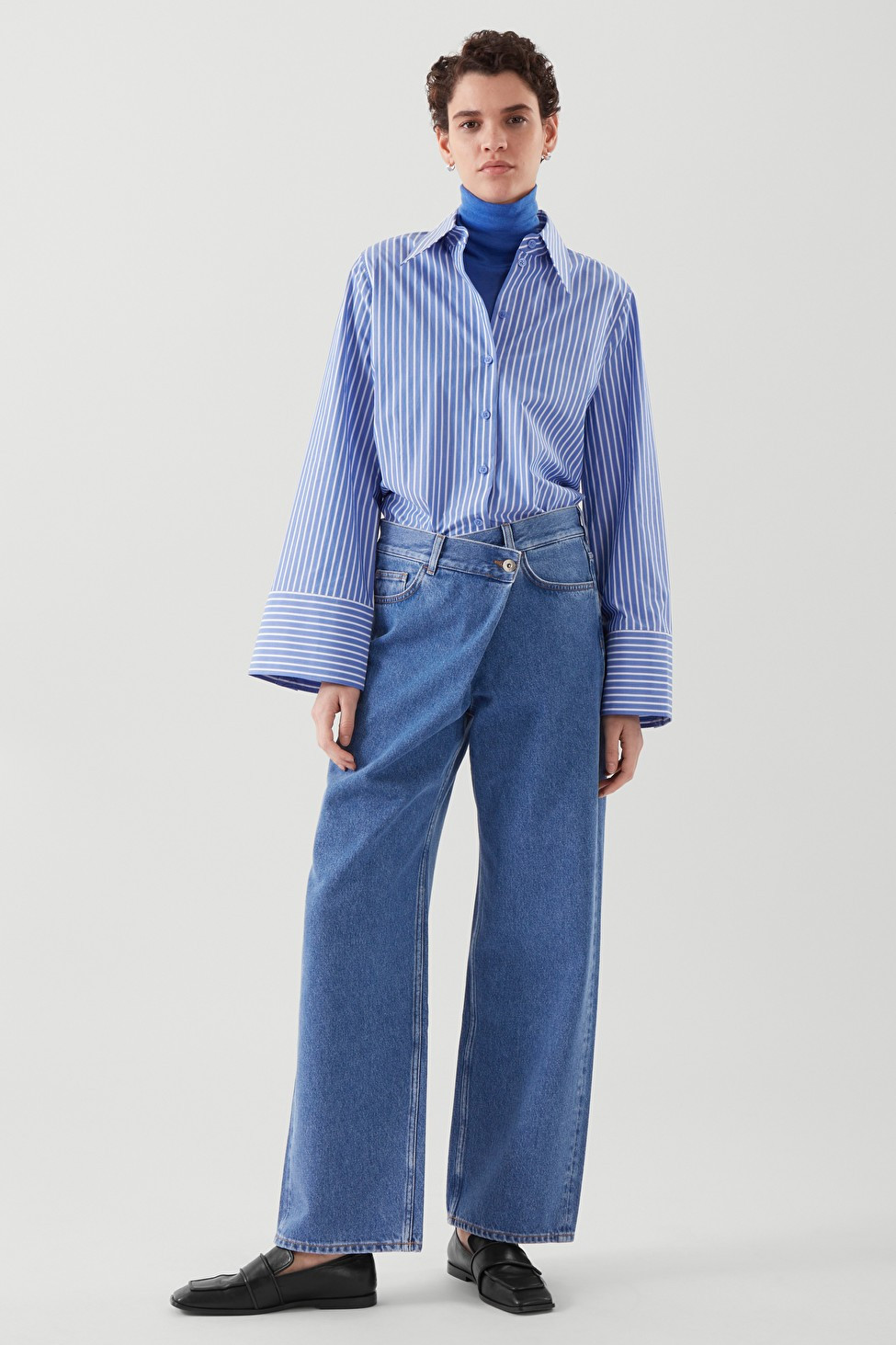 LANGE JEANS MIT FALTEN - Blau - Jeans - COS | COS (US)