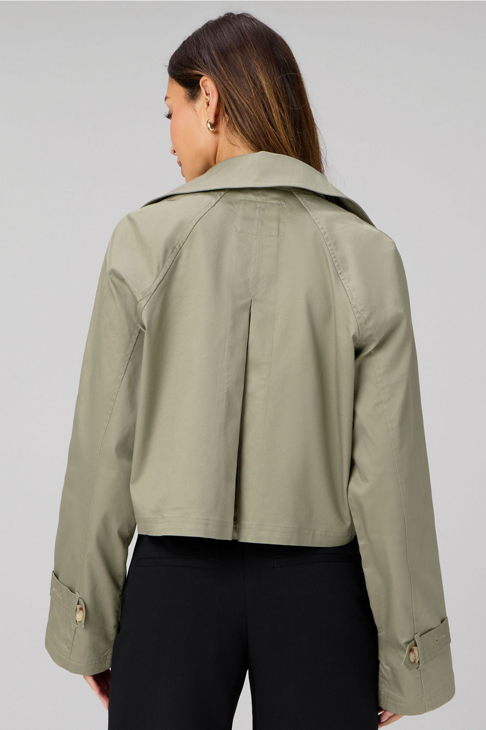 Cropped Trench60% OFF: $41.98 or 1 VIP CREDITVIP: $104.95Non-Member: $139.95Pricing Excludes ... | Fabletics