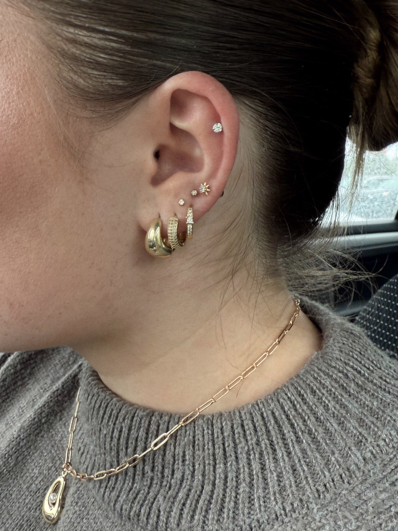 earring stack - pierced the two smallest ones myself with the amazon kit linked ✨

#LTKSummerEdit #LTKStyleTip #LTKBeauty