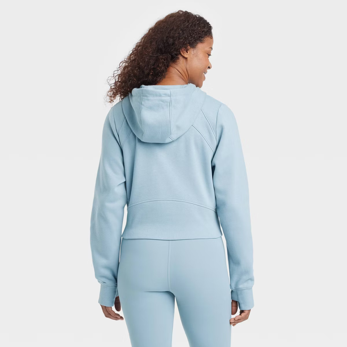 Women's Fleece Full Zip Hooded Sweatshirt - All In Motion™ | Target