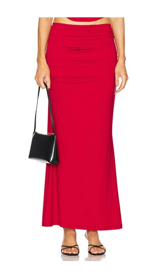 Terrie Maxi Skirt in Cherry | Revolve Clothing (Global)