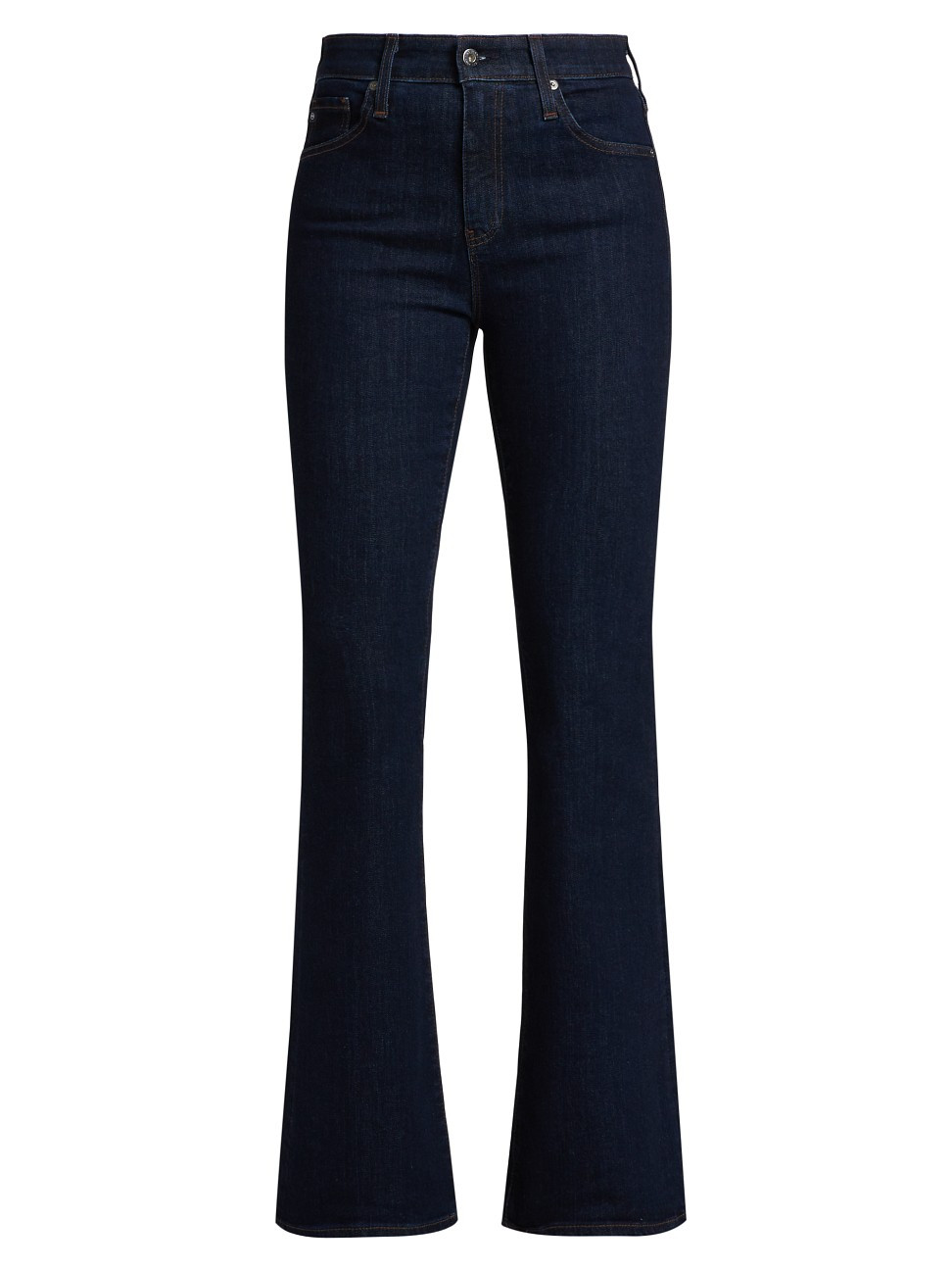 Women's Farrah High-Rise Stretch Flared Jeans - Modern Indigo - Size 25 | Saks Fifth Avenue