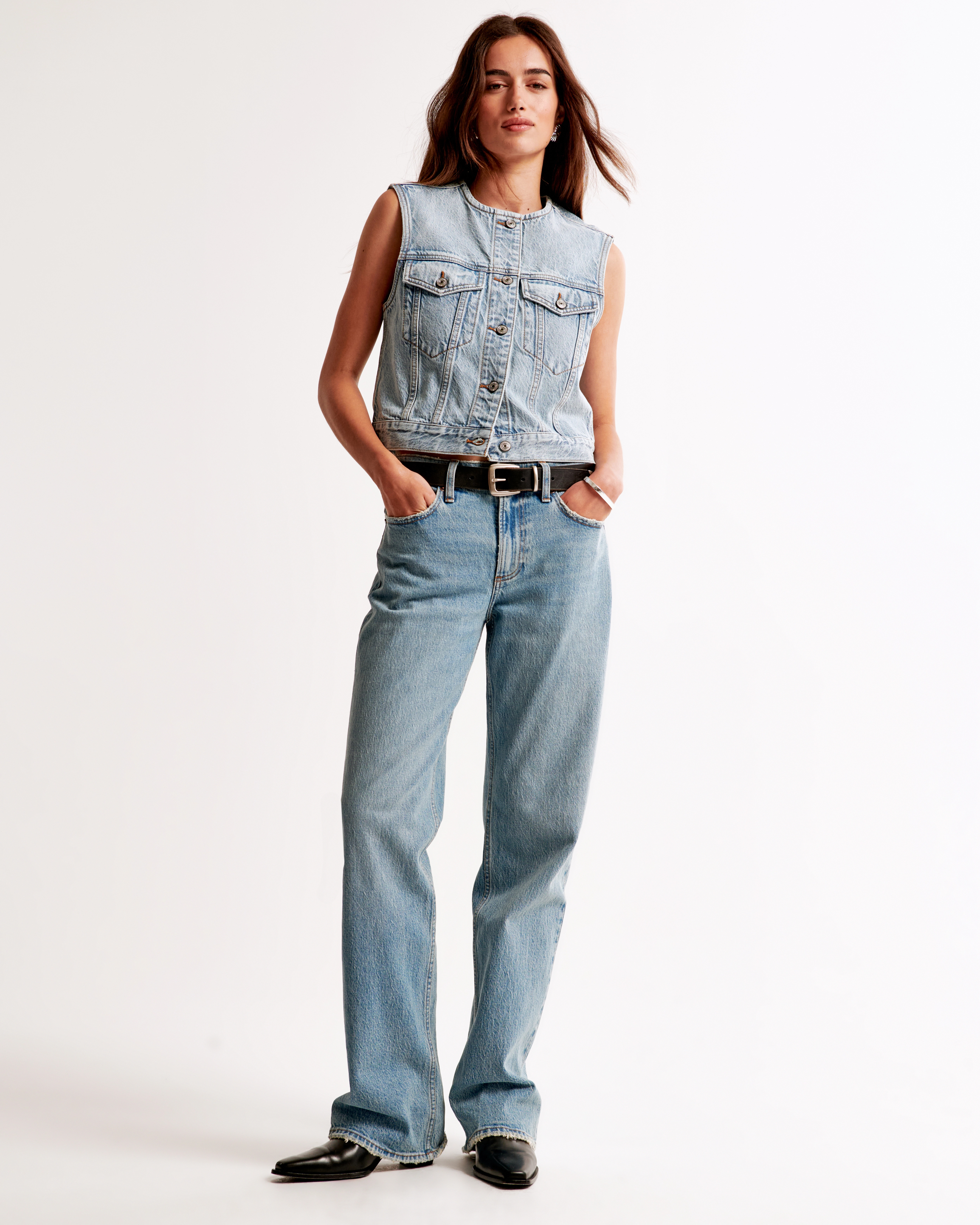 Low Rise Baggy Jean | Abercrombie & Fitch (US)