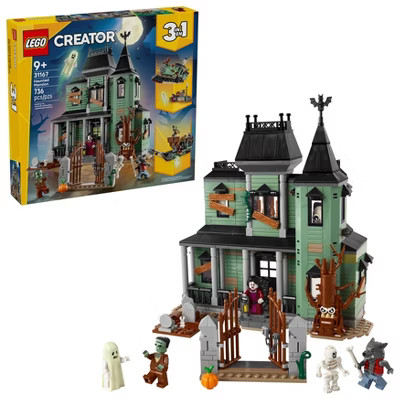 LEGO Creator 3 in 1 Haunted Mansion Building Toy 31167 | Target