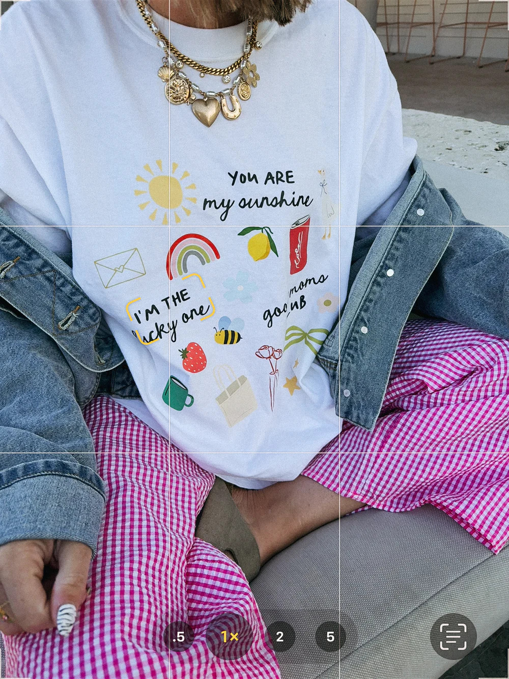 ETTA OG | you are my sunshine graphic tee - white | Etta & East