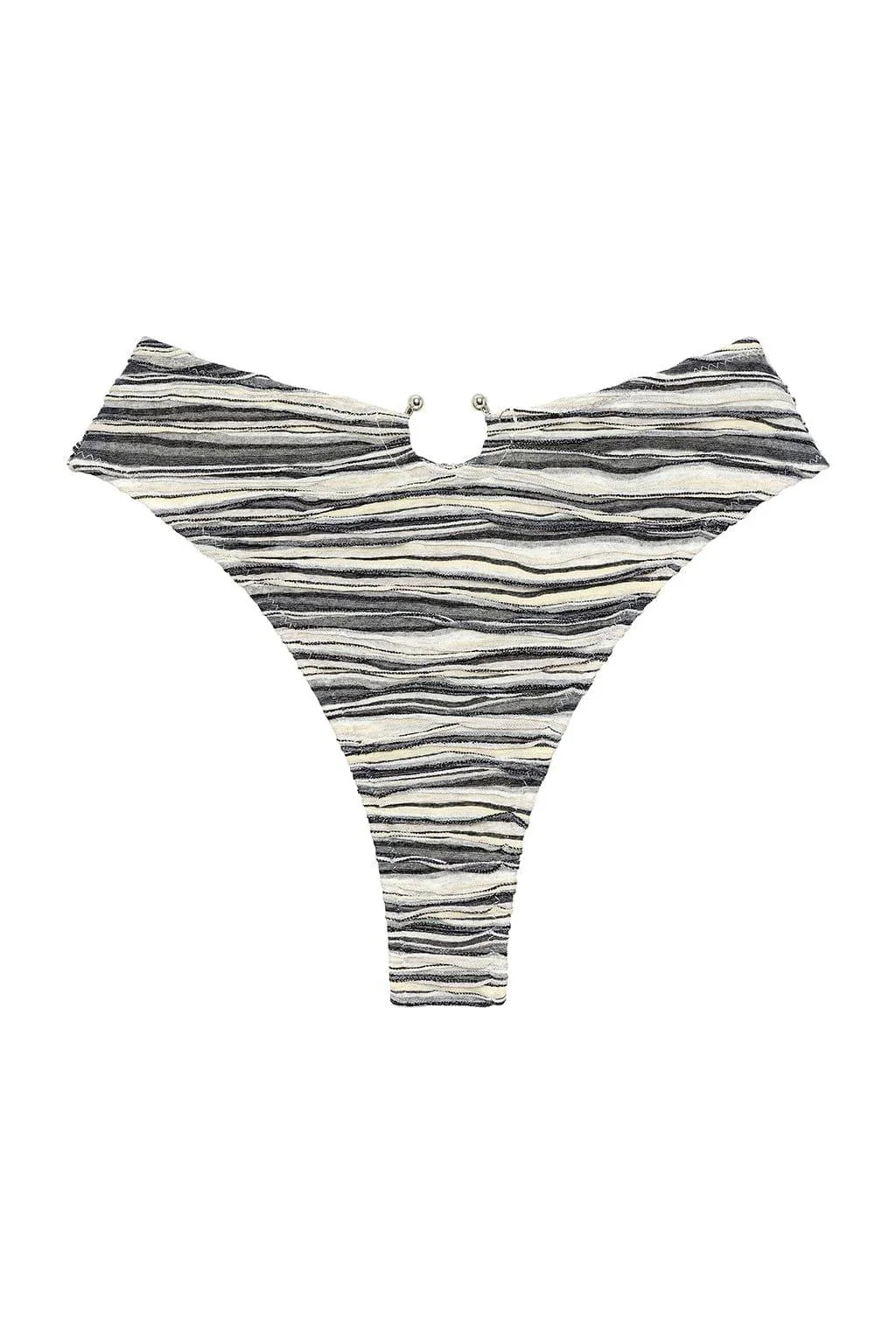 Slub Knit Pierced Paula Bikini Bottom | Montce
