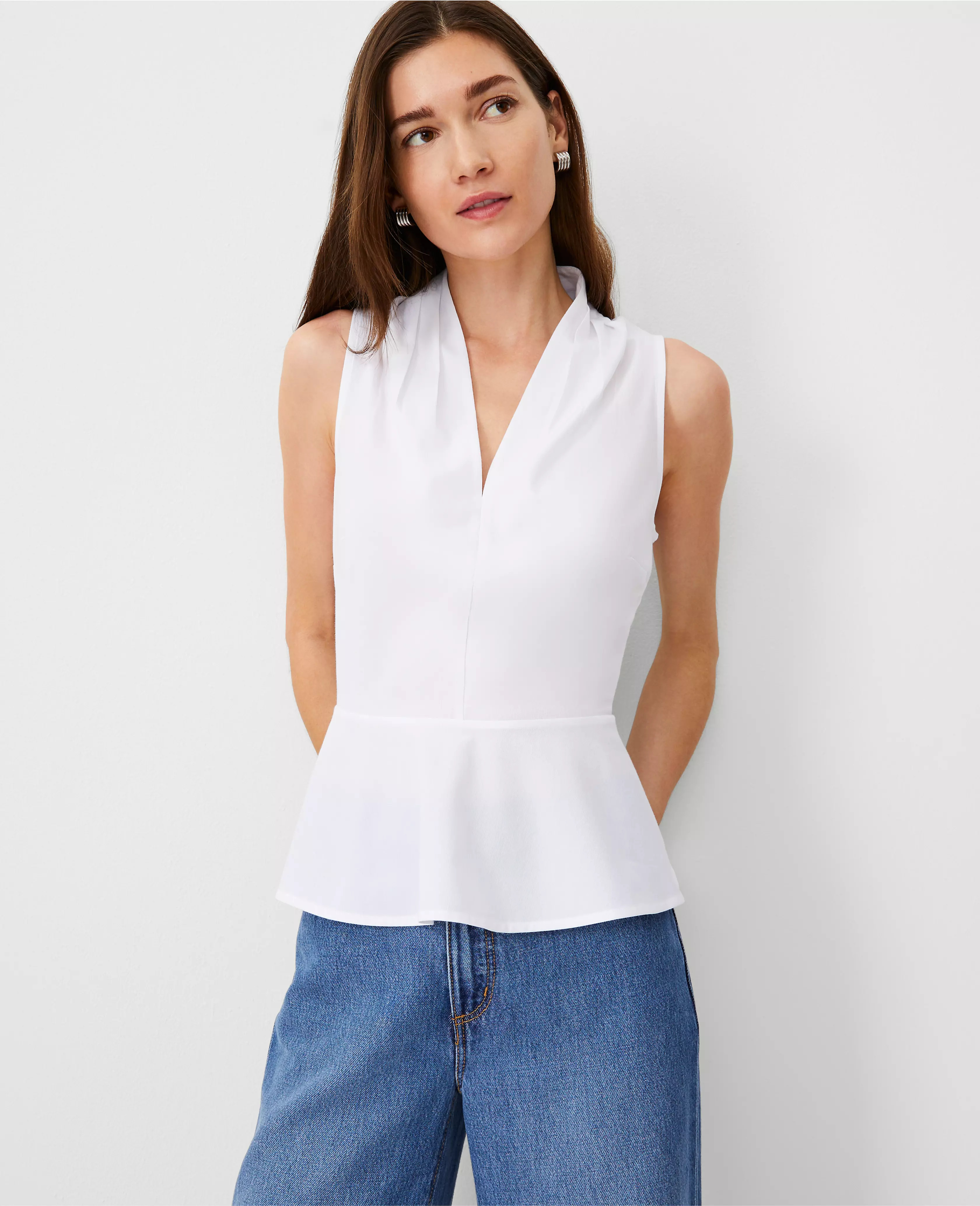 Peplum Halter Top | Ann Taylor (US)