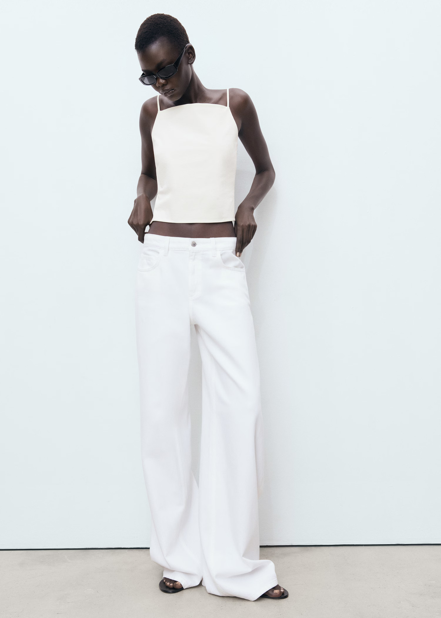 Low-rise wide leg jeans | Mango (US/MX/AU)