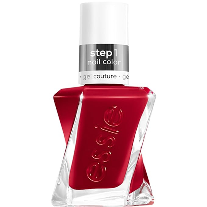 Essie Gel Couture Long-Lasting Nail Polish, 8-Free Vegan, Burgundy Red, Bubbles Only, 0.46 fl oz | Amazon (US)