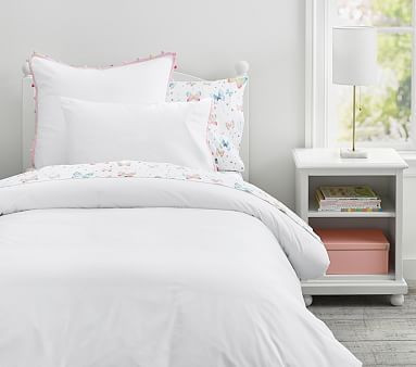 Rainbow Pom-Pom Duvet Cover & Shams | Pottery Barn Kids