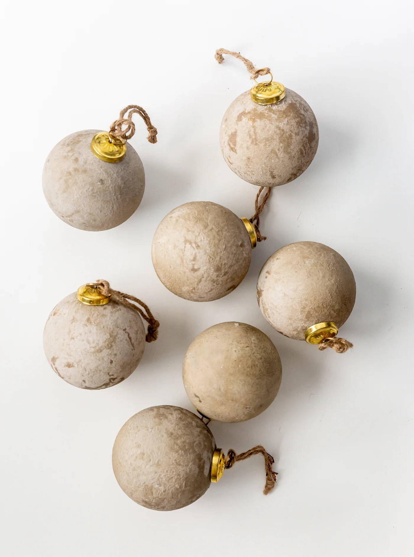 Distressed Frost Ornaments | House of Jade Home
