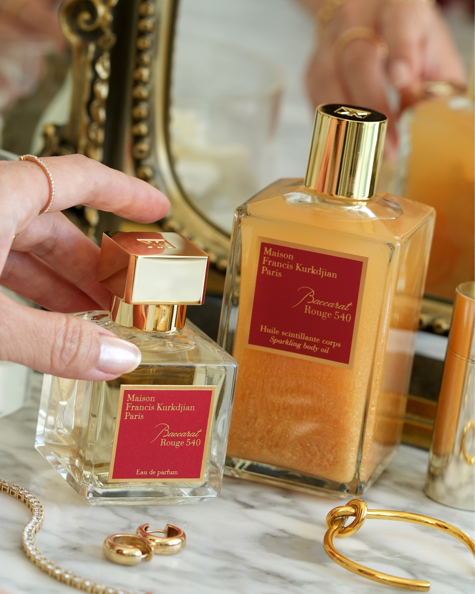 #ad #NordstromPartner #Paidlink Loving the @maisonfranciskurkdjian Baccarat Rouge 540 Eau de Parfum and Sparkling Body Oil for fall. These have the most beautiful blend of woody ambery floral notes. You can find these both now at @nordstrom #baccaratrouge540 #nordstrom #nordstrombeauty 

#LTKBeauty #LTKSeasonal #LTKHoliday