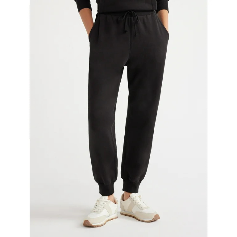 Free Assembly Women's Rib Cuff Sweatpants, 28” Inseam, Sizes XS-XXXL | Walmart (US)