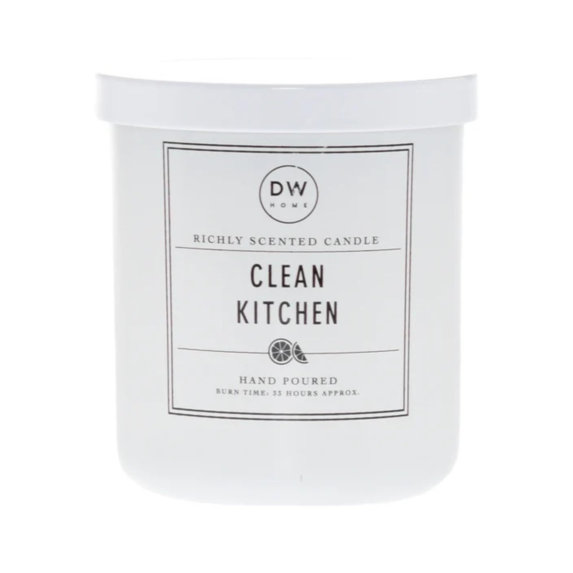 DW Home Clean Kitchen Scented Candle for Home, 9 oz, Medium Single Wick Candle Jar, Up to 33H Bur... | Amazon (US)
