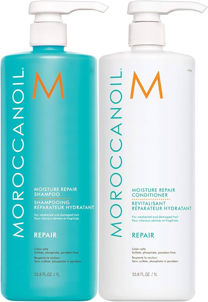 Moroccanoil Moisture Repair Shampoo and Conditioner Bundle | Amazon (US)