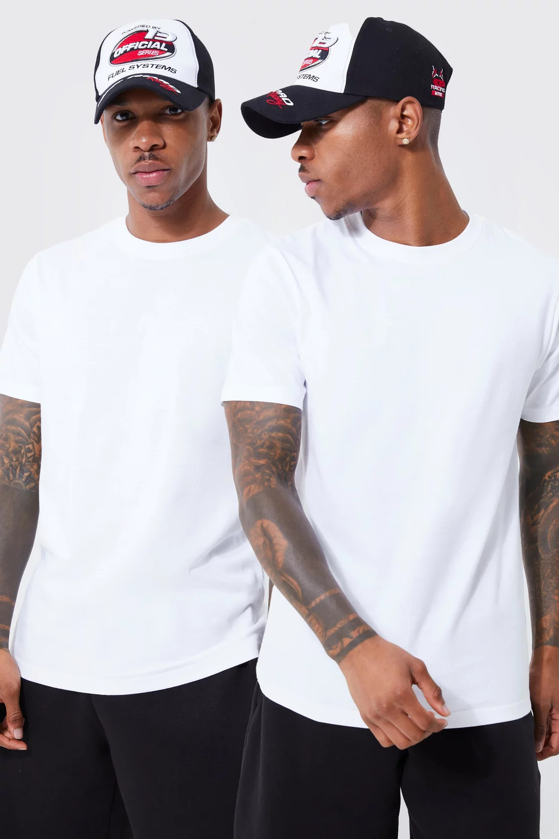 2 Pack Slim Fit T-shirt | boohooMAN (DE, IE & UK)