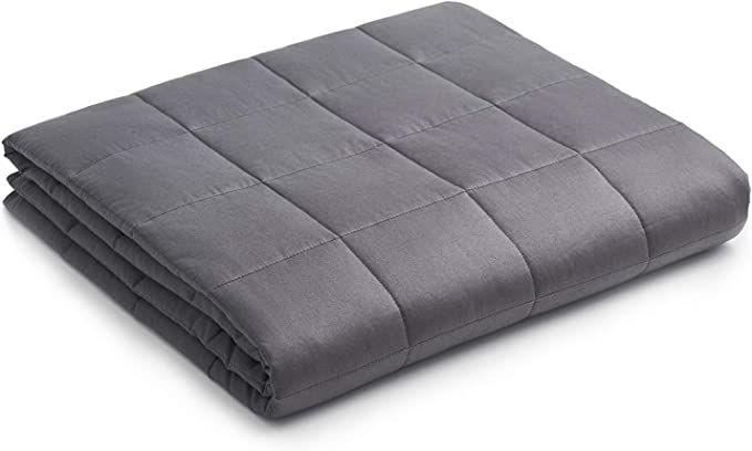 YnM Weighted Blanket — Heavy 100% Oeko-Tex Certified Cotton Material with Premium Glass Beads (... | Amazon (US)