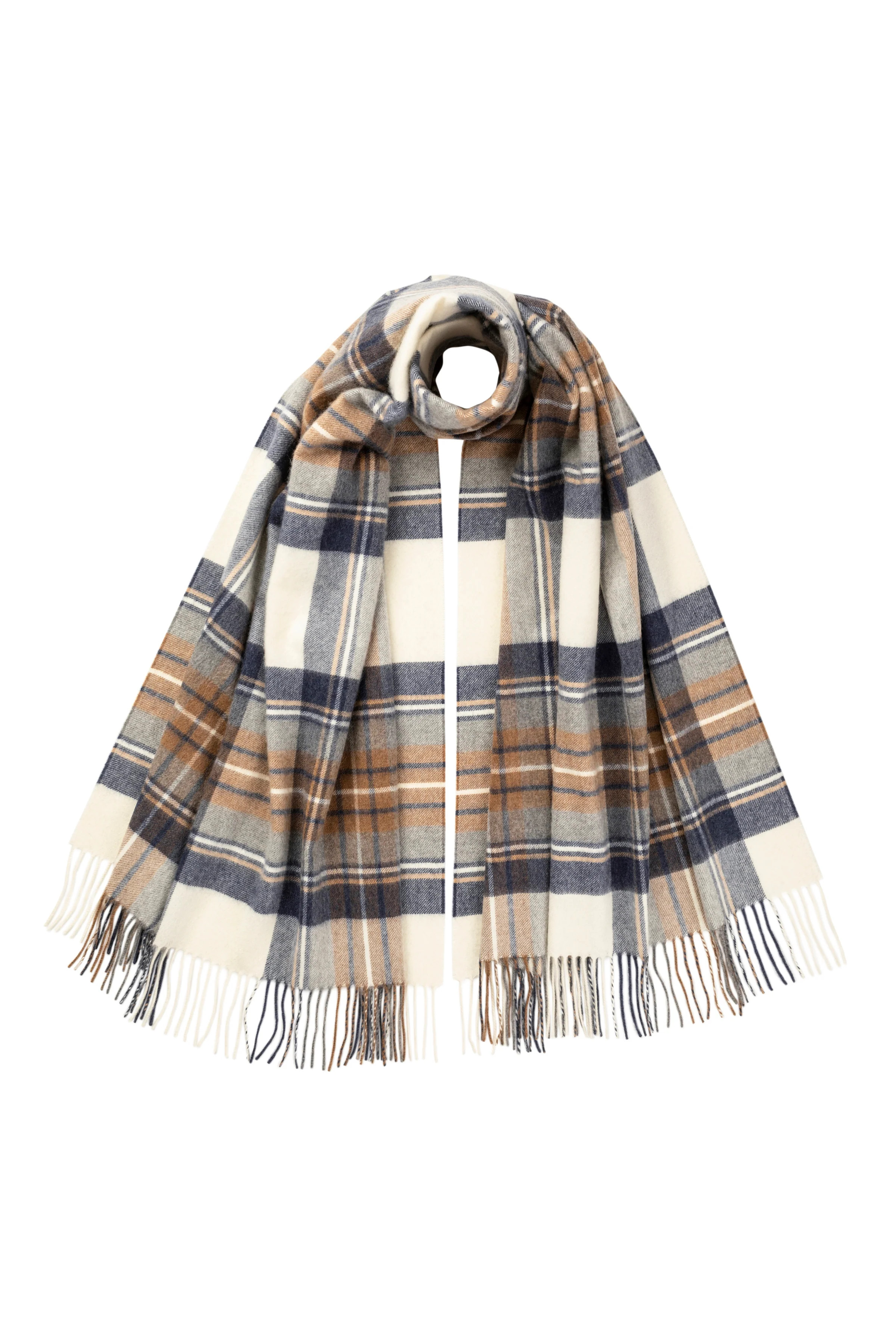 Dress Stewart Tartan Cashmere Stole | Johnstons of Elgin