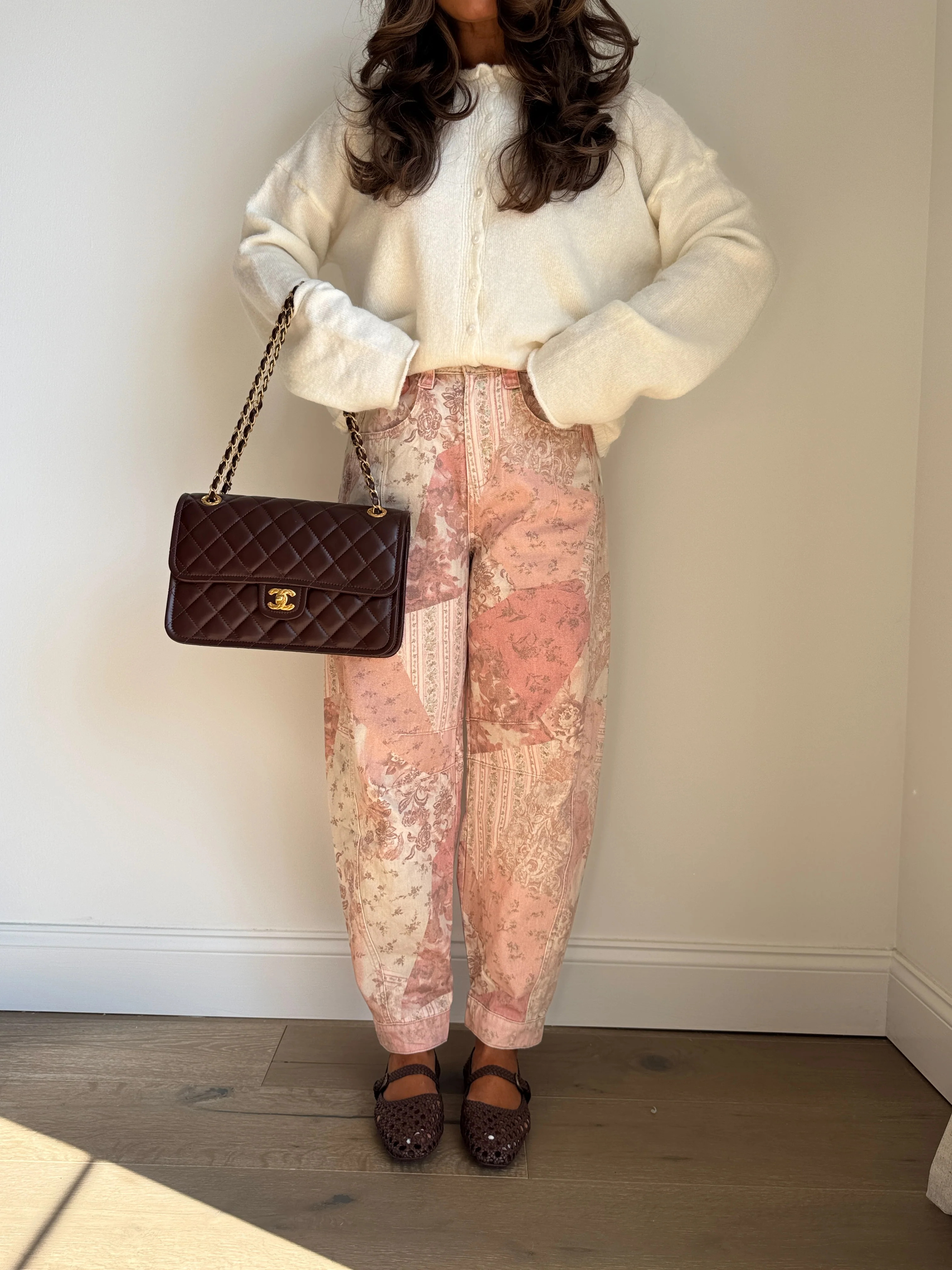 Vintage Rose Patchwork Barrel Jean (can’t restock) | Shop Your Darling Style