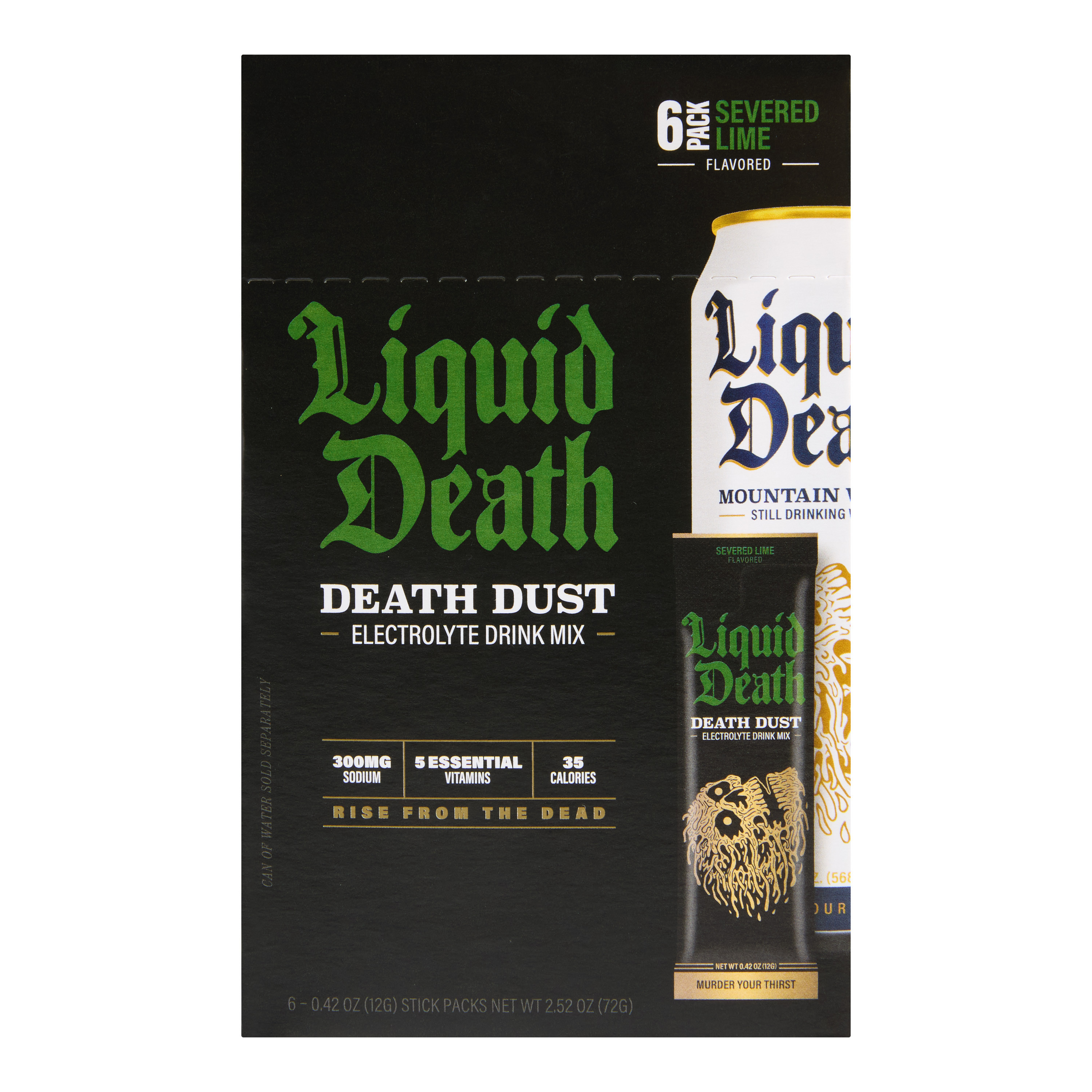 Liquid Death Severed Lime Death Dust Drink Mix Packet | World Market