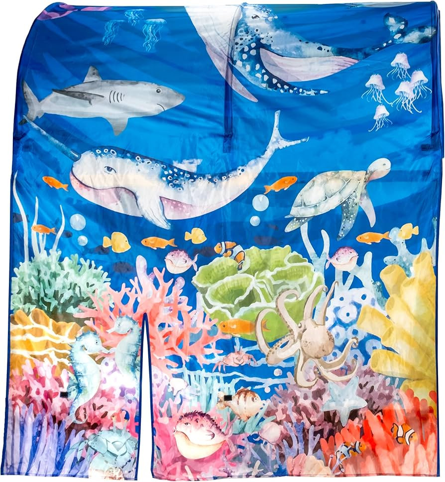 KURA Bed Tent | Canopy Beds | Children's Bed Tent Compatible with IKEA Kura Bed | Kids Play or Sl... | Amazon (US)