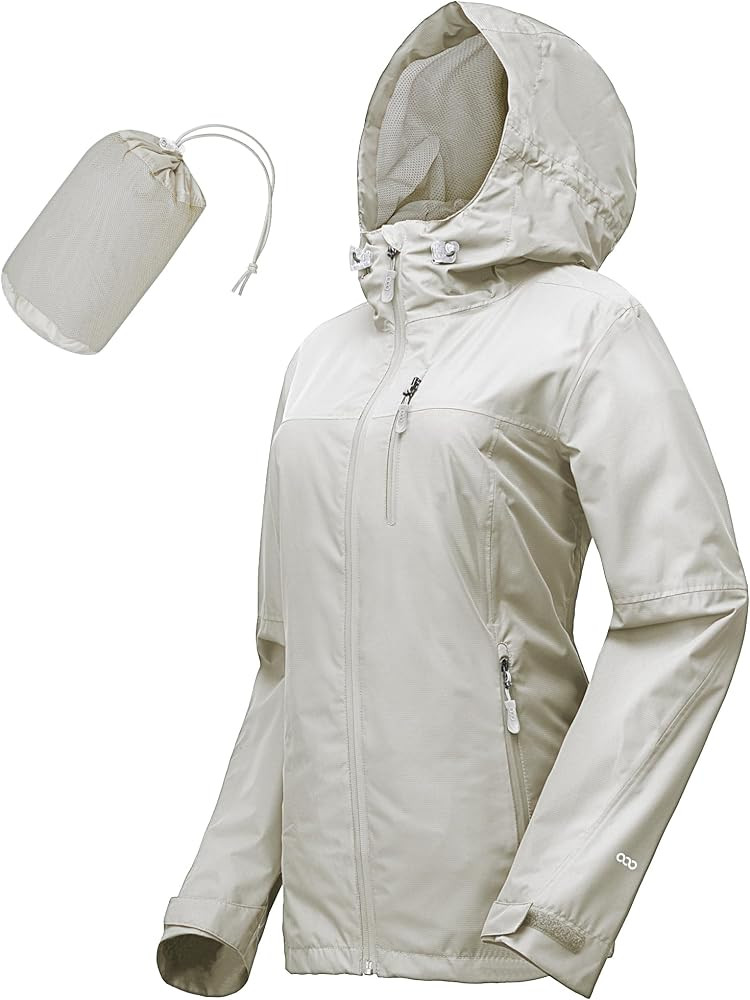 33,000ft Packable Rain Jacket for Women Waterproof Raincoats with Hood | Amazon (US)