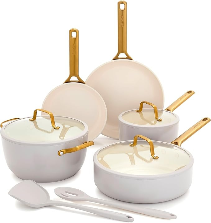 GreenPan Nonstick Reserve Pro 10 Piece Cookware Set, NSF Certified Ceramic, Hard Anodized PFAS-Fr... | Amazon (US)