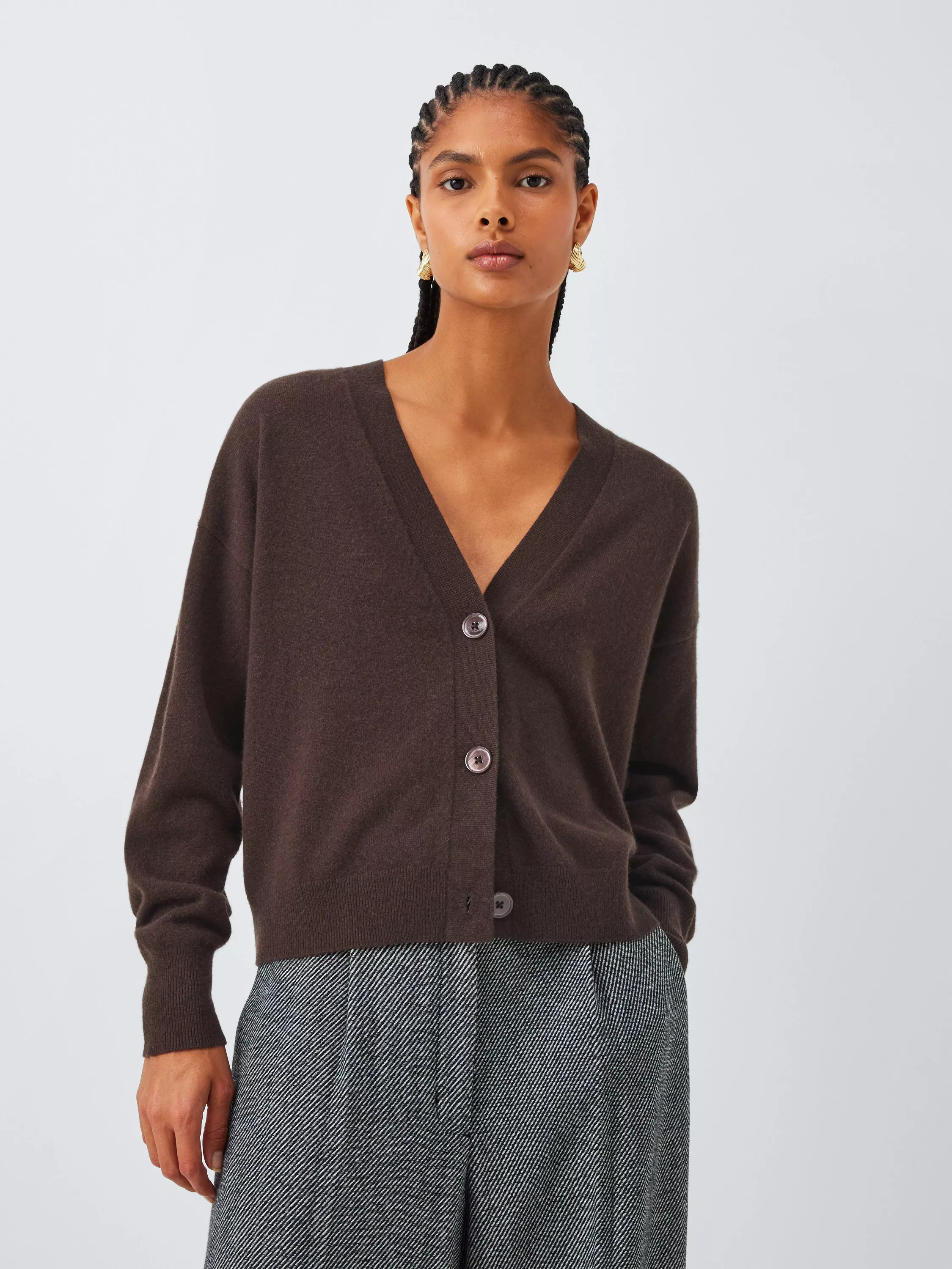 John Lewis Cashmere V-Neck Cardigan | John Lewis (UK)