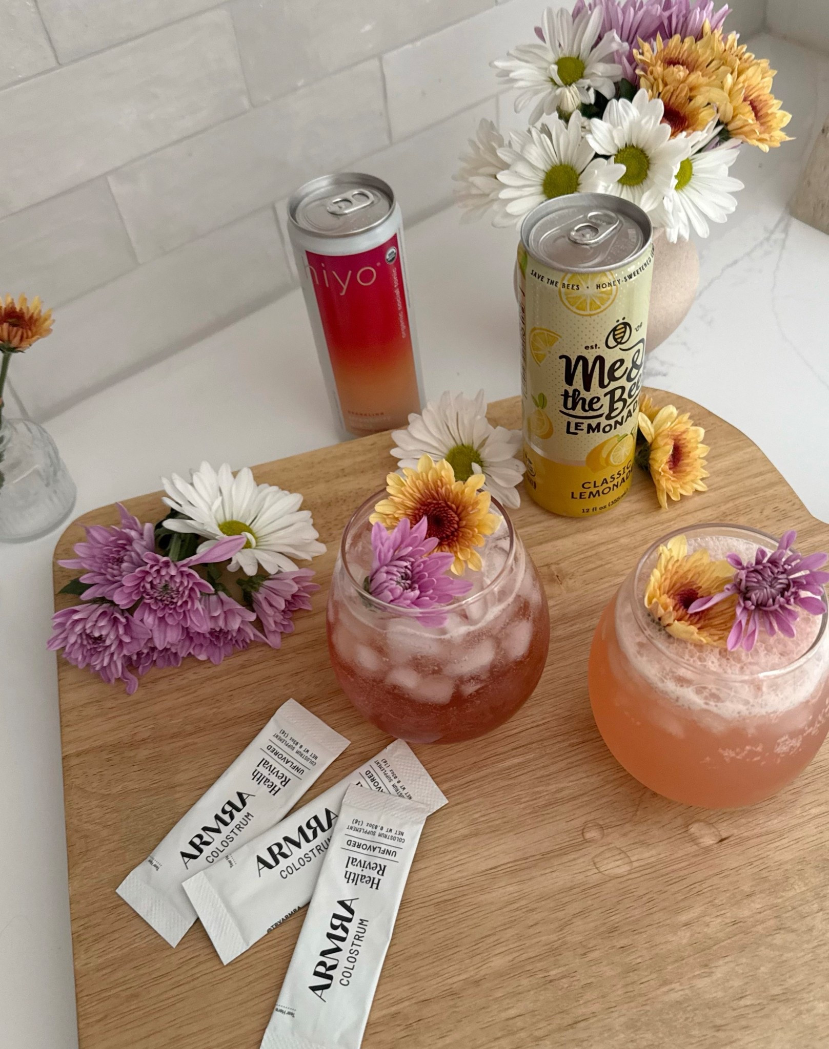 Spring is for new beginning and fresh starts….🌸 I’m ready for brighter days and fresh, floral flavors...And this mocktail captures it all. 

GARDEN GLOW MOCKTAIL 
2 oz Hiyo Organic Social Tonic (Strawberry Guava) 
1 tablespoon Strawberry Syrup
4 oz Me & the Bees Lemonade 
2-3 scoops of @tryarmra 
Top with Lime Sparkling Water (I used poppi Lemon Lime soda) 

Cheers! 💓



#tryarmra #springmocktail #springrecipes #spritz #giftedbyarmra 

#LTKselfcare #LTKfoodie