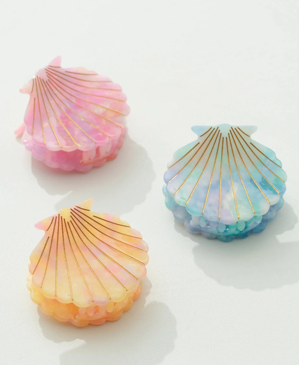 Island Sun Seashell Claw Clip | Hermosa Jewelry