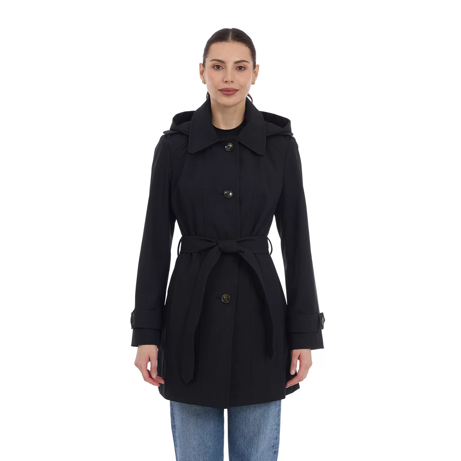 London Fog Trench Coat BlackS:- S, Black | Sam's Club