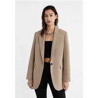 Regular fit blazer - Women's fashion | Stradivarius United Kingdom | Stradivarius (UK)