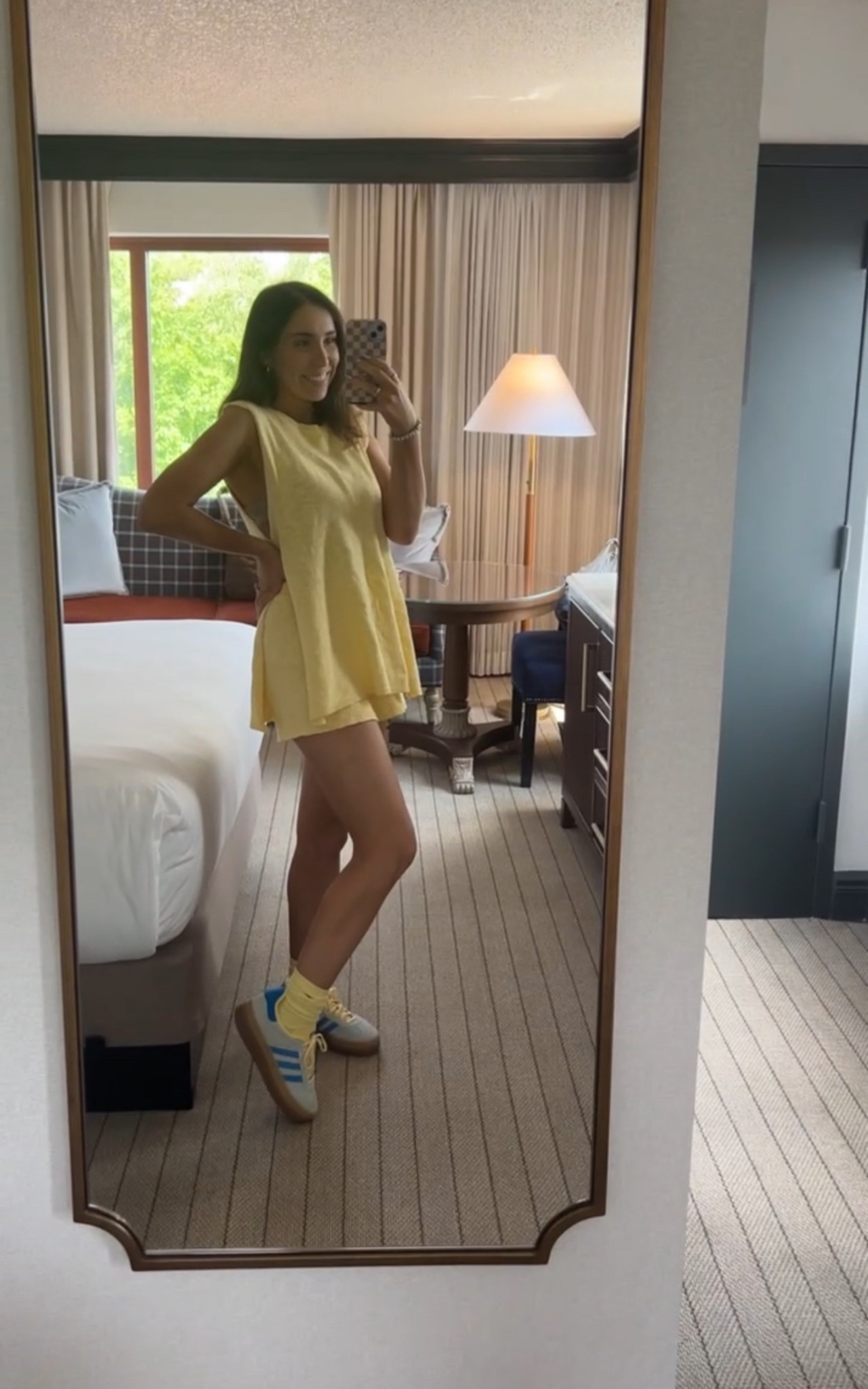 Comfiest Spring travel outfit
Free people lookalike, look for less
adidas blue and yellow gazelles, Nike tall socks 🩵💛


#LTKTravel #LTKFindsUnder50 #LTKShoeCrush